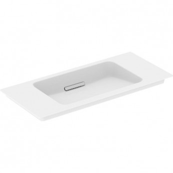 Раковина подвесная GEBERIT ONE 120 см 500.392.01.3 заслонка белый блестящий