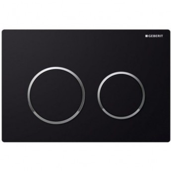 Смывная клавиша GEBERIT OMEGA 20 115.085.KM.1 черный хром глянец Смывная клавиша GEBERIT OMEGA 20 115.085.KM.1 черный хром глянец